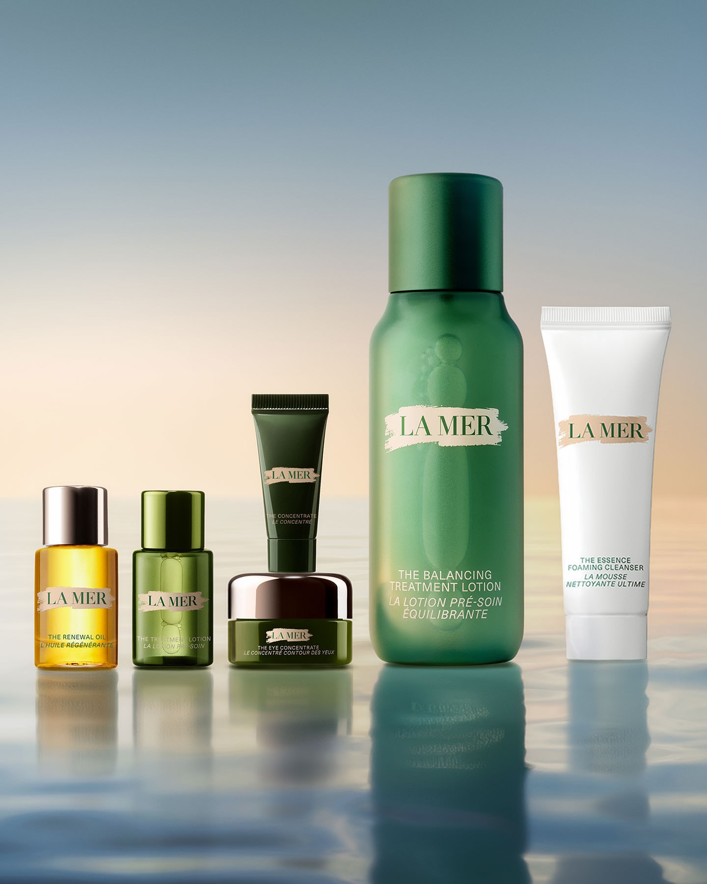Deluxe 6-piece travel regimen set